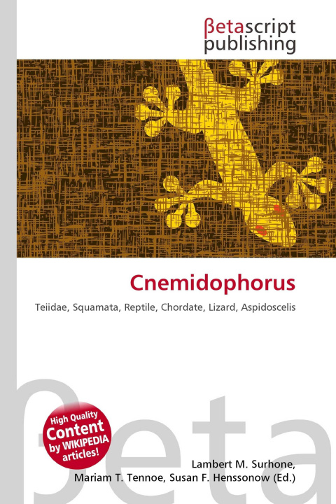 Kniha Cnemidophorus Mariam T. Tennoe