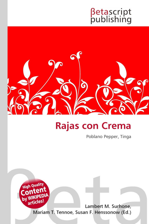 Kniha Rajas con Crema Mariam T. Tennoe
