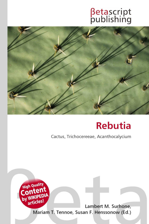 Kniha Rebutia Mariam T. Tennoe