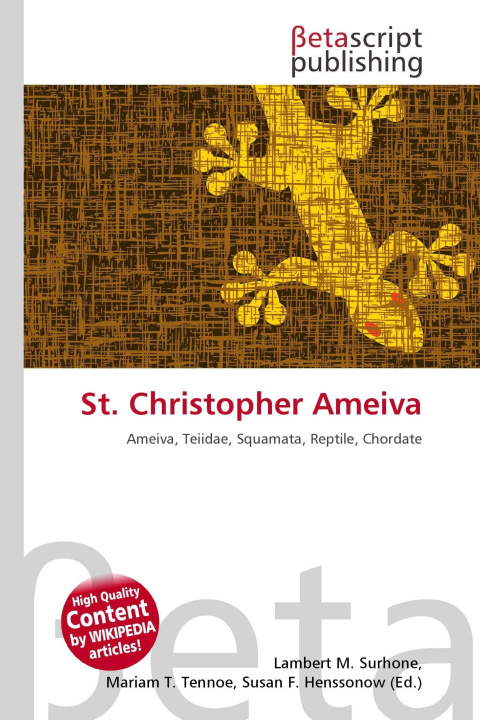 Kniha St. Christopher Ameiva Mariam T. Tennoe