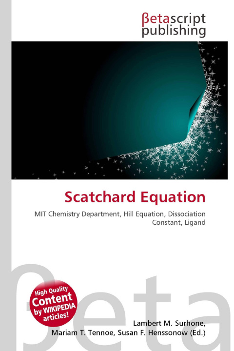 Knjiga Scatchard Equation Mariam T. Tennoe