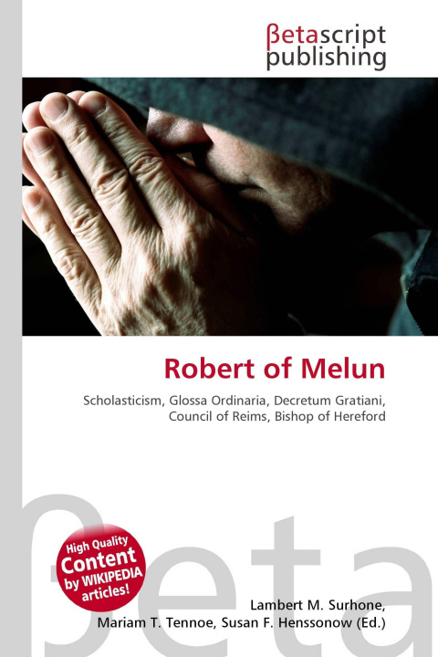 Kniha Robert of Melun Mariam T. Tennoe