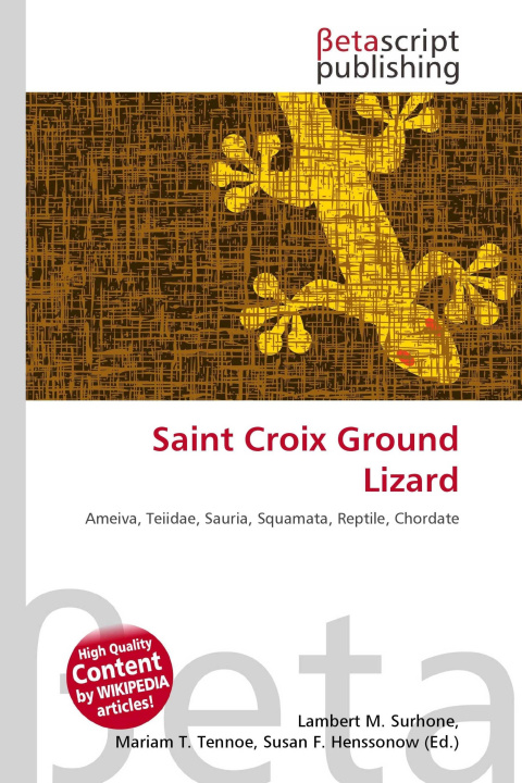 Kniha Saint Croix Ground Lizard Mariam T. Tennoe
