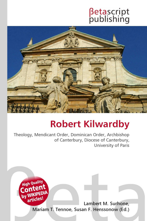 Kniha Robert Kilwardby Mariam T. Tennoe