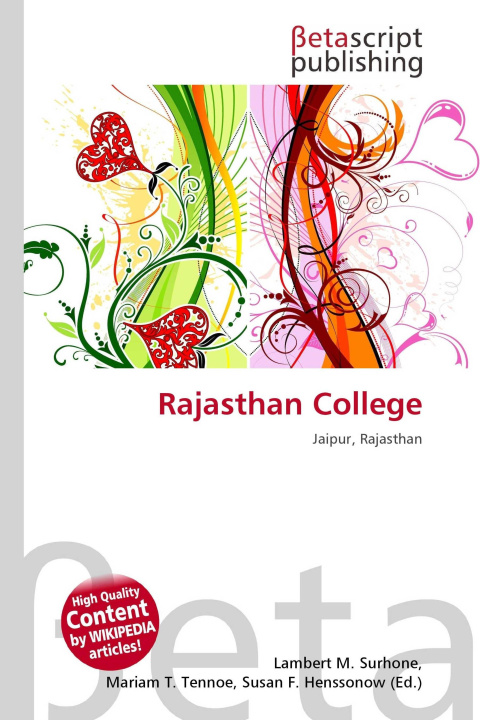Kniha Rajasthan College Mariam T. Tennoe