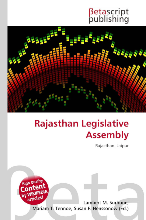 Kniha Rajasthan Legislative Assembly Mariam T. Tennoe