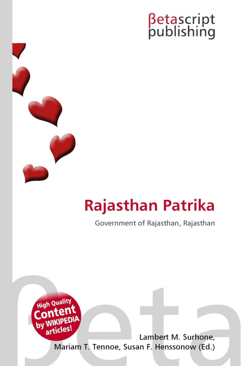 Kniha Rajasthan Patrika Mariam T. Tennoe