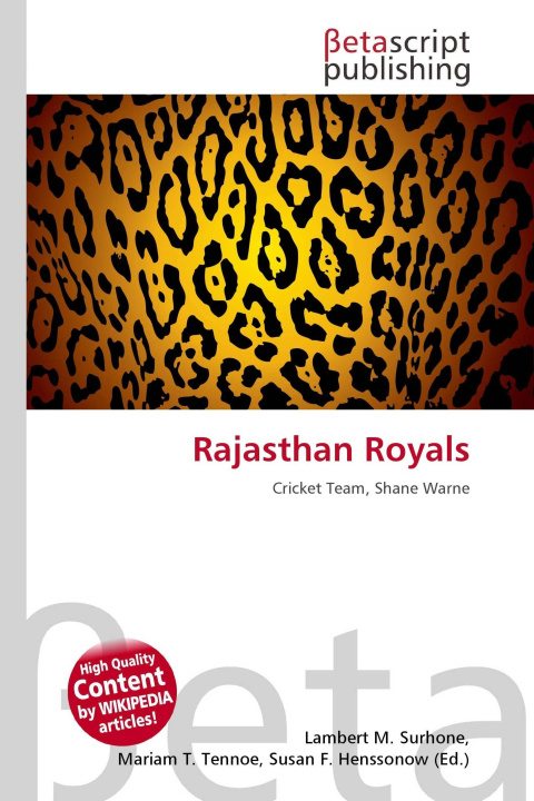 Kniha Rajasthan Royals Mariam T. Tennoe