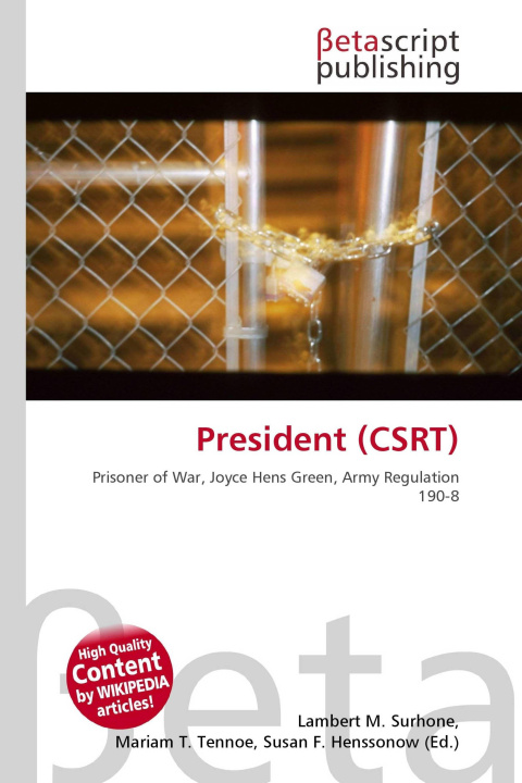 Kniha President (CSRT) Mariam T. Tennoe