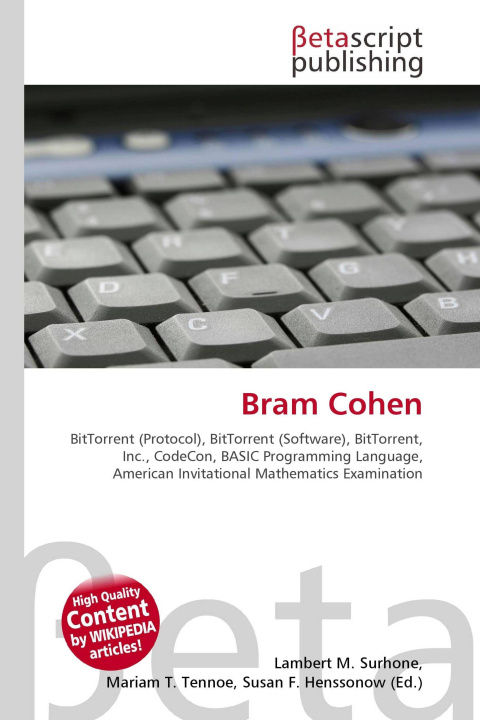 Kniha Bram Cohen Mariam T. Tennoe