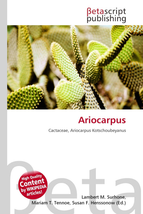 Kniha Ariocarpus Mariam T. Tennoe
