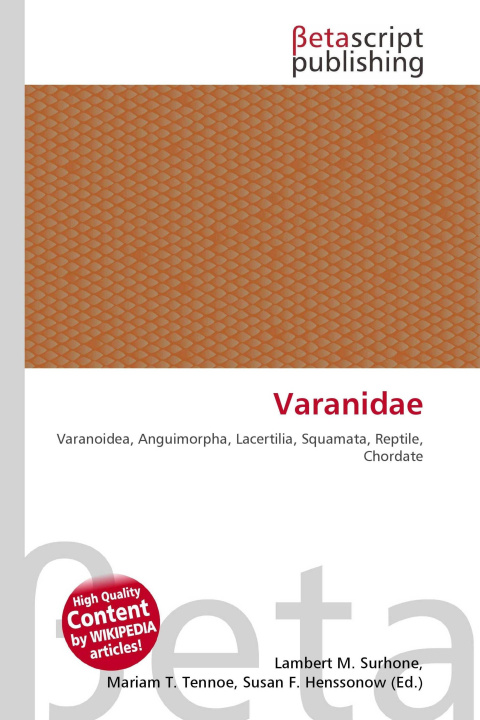 Kniha Varanidae Mariam T. Tennoe