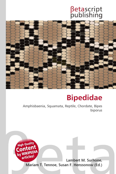 Kniha Bipedidae Mariam T. Tennoe