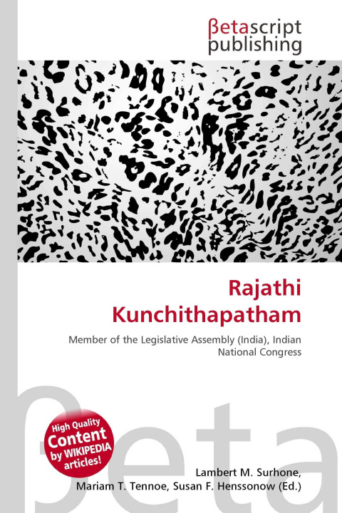 Kniha Rajathi Kunchithapatham Mariam T. Tennoe