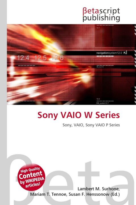 Kniha Sony VAIO W Series Mariam T. Tennoe