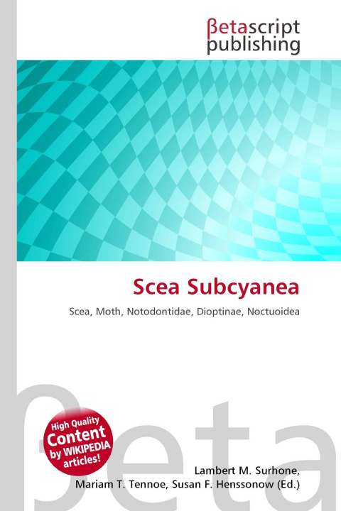 Kniha Scea Subcyanea Mariam T. Tennoe