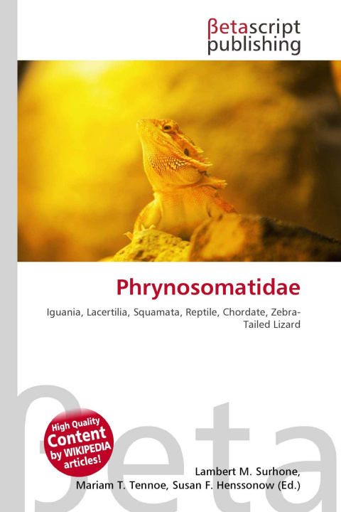 Kniha Phrynosomatidae Mariam T. Tennoe