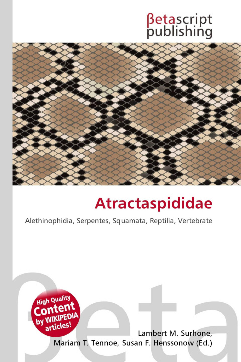 Knjiga Atractaspididae Mariam T. Tennoe