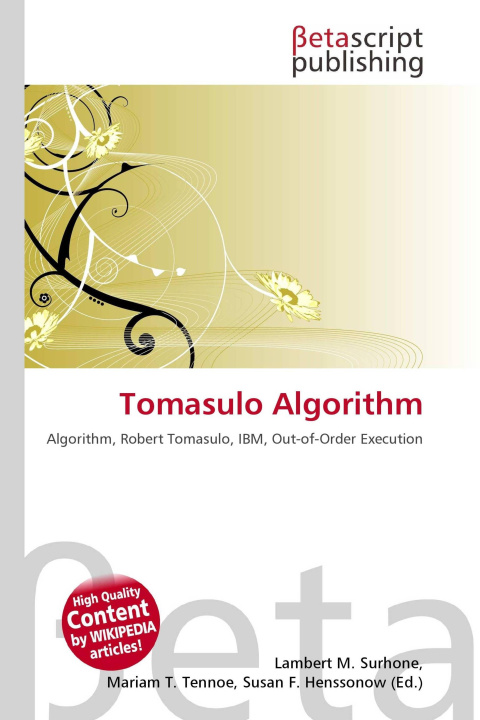 Könyv Tomasulo Algorithm Mariam T. Tennoe
