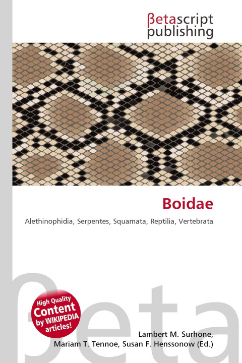 Kniha Boidae Mariam T. Tennoe