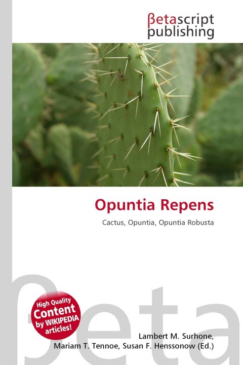 Kniha Opuntia Repens Mariam T. Tennoe