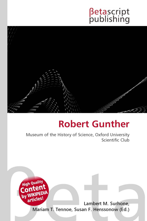 Kniha Robert Gunther Mariam T. Tennoe