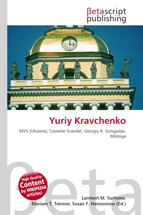 Kniha Yuriy Kravchenko Mariam T. Tennoe