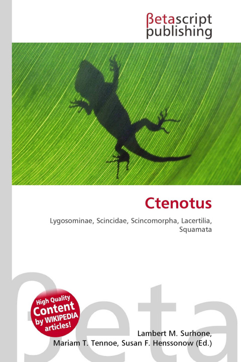 Knjiga Ctenotus Mariam T. Tennoe