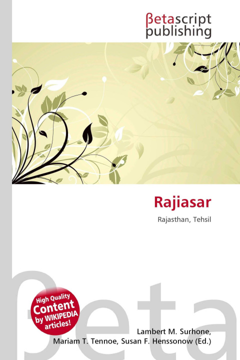 Kniha Rajiasar Mariam T. Tennoe