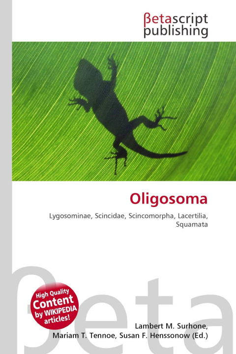 Kniha Oligosoma Mariam T. Tennoe