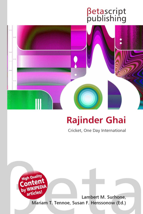 Kniha Rajinder Ghai Mariam T. Tennoe