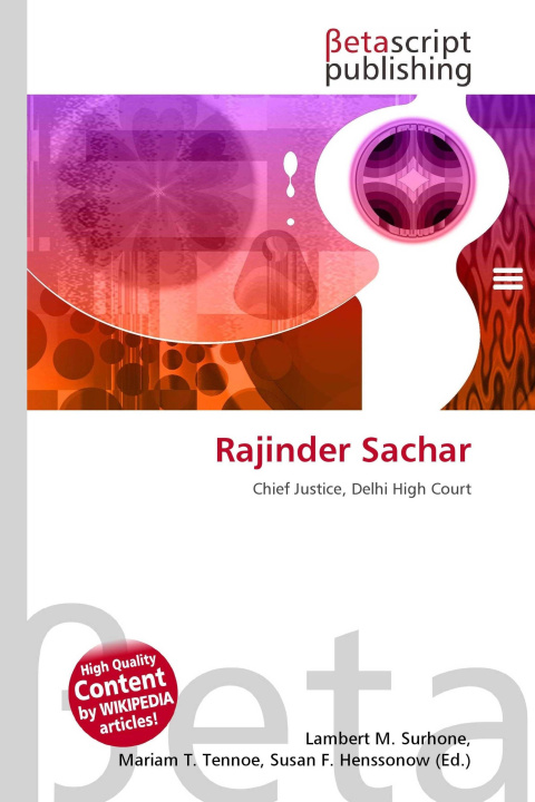 Kniha Rajinder Sachar Mariam T. Tennoe