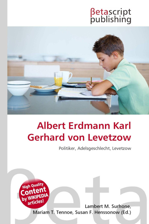 Kniha Albert Erdmann Karl Gerhard von Levetzow Mariam T. Tennoe
