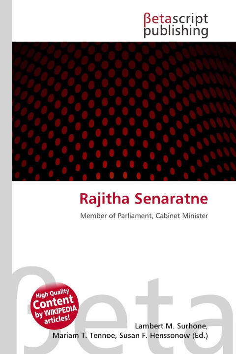 Kniha Rajitha Senaratne Mariam T. Tennoe
