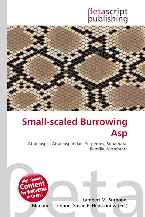 Kniha Small-scaled Burrowing Asp Mariam T. Tennoe