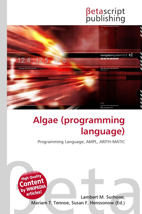 Knjiga Algae (programming language) Mariam T. Tennoe