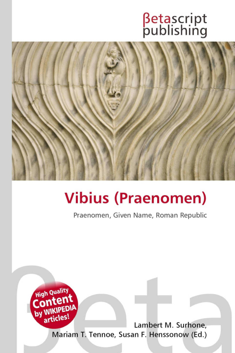 Kniha Vibius (Praenomen) Mariam T. Tennoe