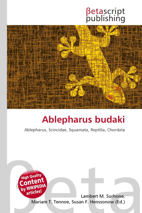 Knjiga Ablepharus budaki Mariam T. Tennoe
