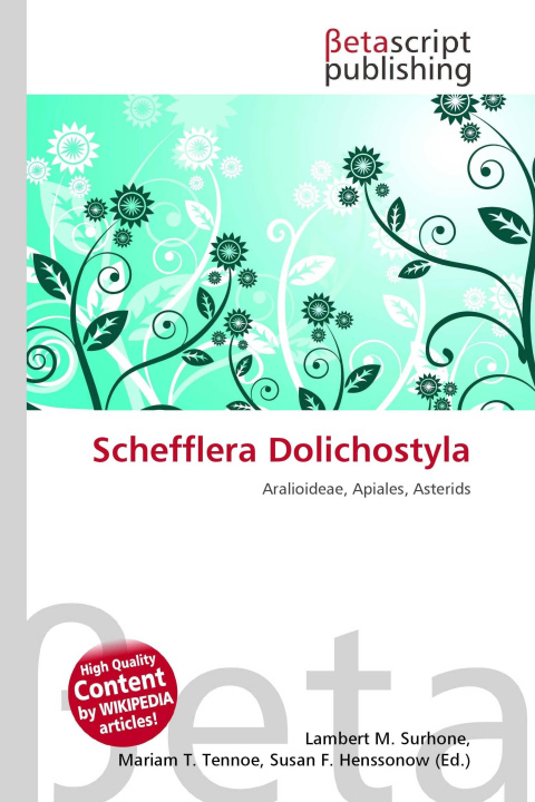 Knjiga Schefflera Dolichostyla Mariam T. Tennoe