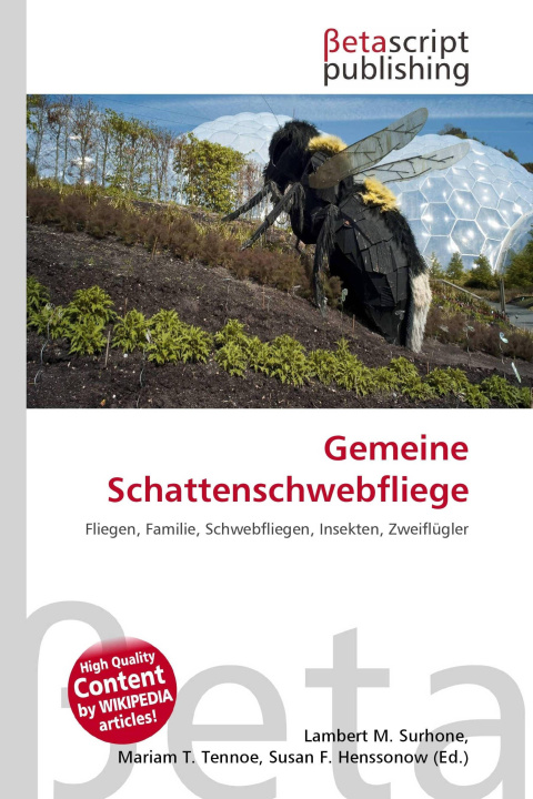 Knjiga Gemeine Schattenschwebfliege Mariam T. Tennoe