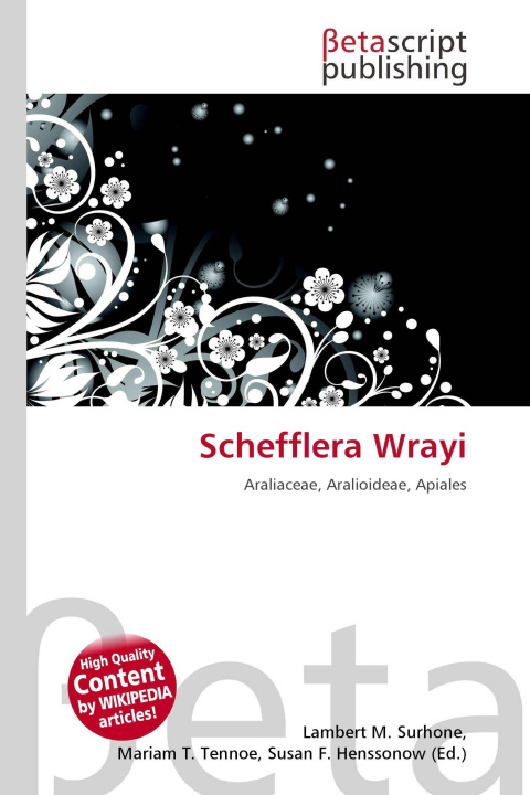 Kniha Schefflera Wrayi Mariam T. Tennoe