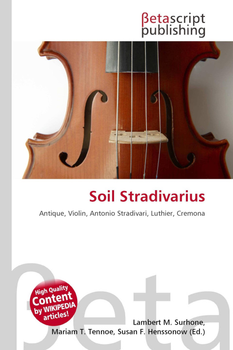 Knjiga Soil Stradivarius Mariam T. Tennoe