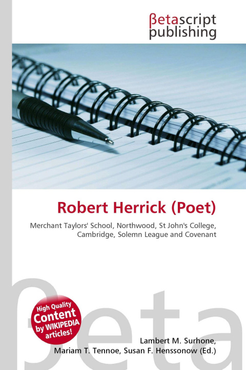 Könyv Robert Herrick (Poet) Mariam T. Tennoe