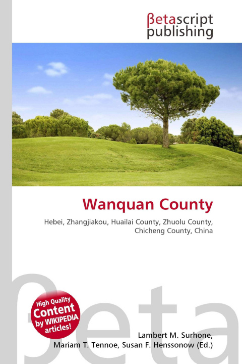 Kniha Wanquan County Mariam T. Tennoe