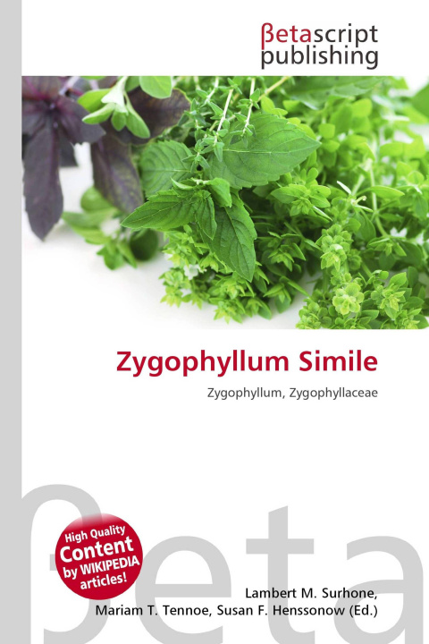 Kniha Zygophyllum Simile Mariam T. Tennoe