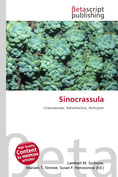 Knjiga Sinocrassula Mariam T. Tennoe