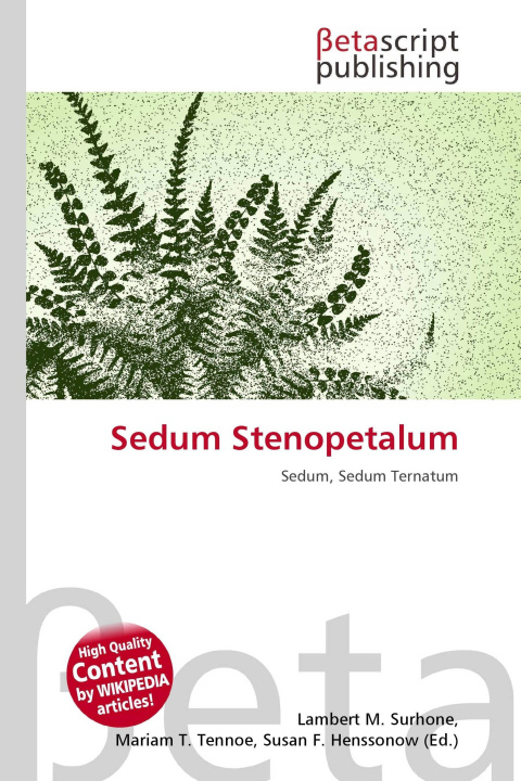 Knjiga Sedum Stenopetalum Mariam T. Tennoe