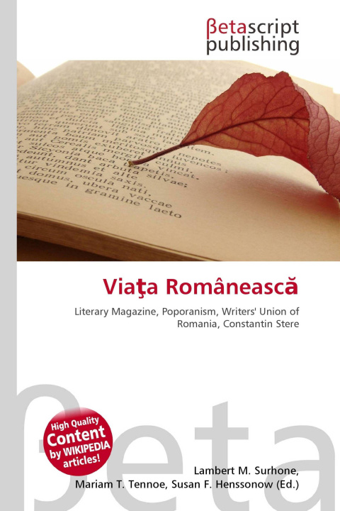 Kniha Via¿a Româneasc¿ Mariam T. Tennoe
