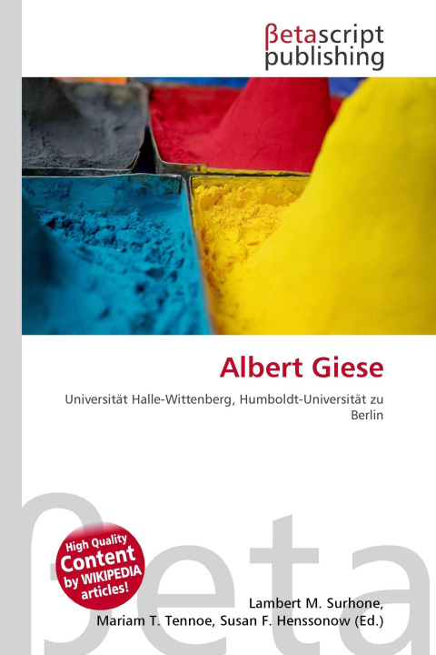 Kniha Albert Giese Mariam T. Tennoe