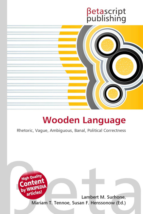 Knjiga Wooden Language Mariam T. Tennoe